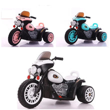 Load image into Gallery viewer, Children&#39;s Electric Motorcycle Tricycle Pink Cute Girl Baby Battery Car Kids Can Sit Rechargeable Remote Control Toy Car
