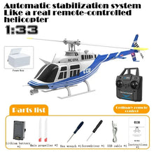 Load image into Gallery viewer, RC ERA C138 1:36 Remote Control Simulation RC Bell 206 Helicopter Altitude Hold 2.4g Genuine 6axis Gyro

