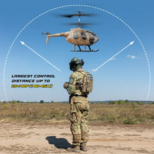 Load image into Gallery viewer, Vatos remote controlled helicopter camouflage 2.4GHz radio indoor RC helicopter toy one click takeoff for boy children adults
