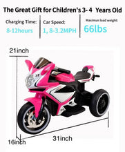 Load image into Gallery viewer, Tamco 6V Kids Electric motorcycle/ Cheap Kids toys motorcycle/Kids electric car/electric ride on motorcycle 3-4 years girl
