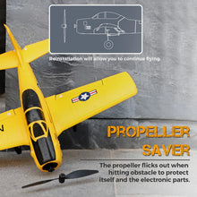 Load image into Gallery viewer, WLtoys A210 4CH RC Plane, 2.4GHZ T28 Trojan RC Airplane, 4 Channel Remote Control plane with 6 Axis Gyro, Gifts for Adults Boys
