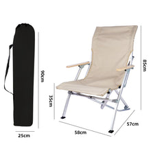 Load image into Gallery viewer, Folding Camping Chair Camping Chair 캠핑의자 Fishing Chair Aluminum Alloy Portable Extended Outdoor Travel Camping Fishing Tools
