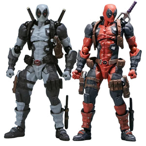 AMAZING YAMAGUCHI Deadpool 2.0 Grey Action Figure Mutants Joint Movable]