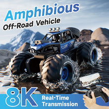 Load image into Gallery viewer, Gesture Control RC Crawler: Amphibious 4WD with HD Camera, IPX7 Waterproof for 50Min All-Terrain Drift &amp; Adventure
