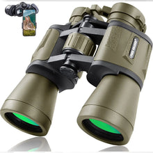 Load image into Gallery viewer, 20x50 binoculars, waterproof high-definition low-light night vision binoculars, adult children travel, hunting and stargazing
