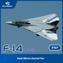 Load image into Gallery viewer, XFly Swift Double 40mm F-14 Electric RC Plane Dual Engine Channel Fighter Fixed Wing Model Aircraft Children's Birthday Gift
