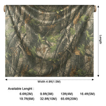 Load image into Gallery viewer, Camouflage Netting 59&quot;W 1.5m*2 3 4 5 6 8 10 12m See Through Tree Camo Net For Hunting Blind Military Sun Shade Shadow Duck
