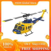 Load image into Gallery viewer, RC ERA UH-1 Huey 2.4G Remote Control Helicopter 6-CH 6-axis Gyroscope One-Key Inverted Aerobatic Intelligent RC Aircraft Model
