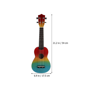 Music Cartoon Ukulele Child Musical Instruments for Starter Wood Kids Guitar Toys