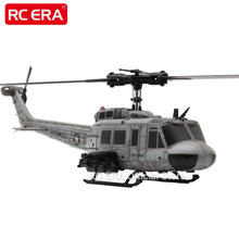 Load image into Gallery viewer, RC ERA Weathered Marine C032 UH1Huey One Click Inverted Flight TOF Optical Flow Gyro Stabilized RC Helicopter for Adults
