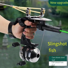 Load image into Gallery viewer, Big Power High-precision Fishing Slingshot With Laser Outdoor Hunting Catapult Outdoors Fishing Compound Bow Fishing Tools
