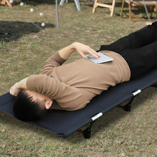 Load image into Gallery viewer, Outdoor Camping Portable Camping Cot Aluminum Alloy Foldable Sleeping Pad Camping Bed
