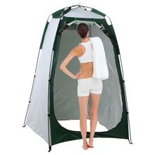 Load image into Gallery viewer, Portable Beach Shower Toilet Changing Tent Sun Rain Shelter Privacy Shelter Tent with Window for Outdoor Camping Bathroom
