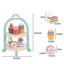 Load image into Gallery viewer, Royal Afternoon Tea Set Pretend Play Wooden Toys Kitchen
