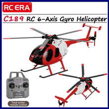Load image into Gallery viewer, C189 1/28 RC Helicopter 6CH 6-axis Gyro Remote Control Model One-click Takeoff/landing 2.4G Transmitter Aircraft Kid Adult Toy
