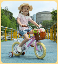 Load image into Gallery viewer, Children's Bicycle 12 inch Children's Bike Gift Toy Car 16 inch Princess Bicycles Boys and Girls Bikes with Auxiliary Wheels
