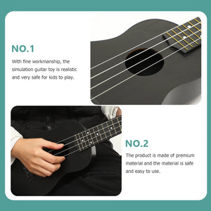 Inch Wooden Classical Guitar Acoustic Soprano Ukelele Soprano Instruments Mini Ukelele Sopranoal Toy For Beginners Kids Children