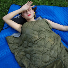 Load image into Gallery viewer, Camping Cloak Sleeping Bag, Wearable Cloak, Car Pillow, Adult Outdoor Cloak, Cold and Warm Blanket
