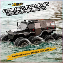 Load image into Gallery viewer, JJRC Q137 8WD RC Car 2.4G Amphibious 8 Wheel Remote Control Truck Climbing Off Road Waterproof Armored Vehicles Children's Toys
