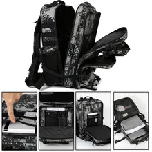 Load image into Gallery viewer, QT&amp;QY 50L Tactical Backpack survival Bag Hunting MOLLE Backpack GYM For Men EDC Outdoor Hiking Rucksack Witch Bottle Holder
