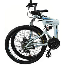 Load image into Gallery viewer, Bicycle 26 inch folding mountain bike, 21 speed bikes trail adult commuter vehicle, portable mountain bike
