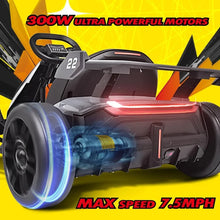 Load image into Gallery viewer, 300W Powerful Drift Kart Electric Pedal, with 2X150W Strong Motor,Sports Mode, EVA Tire, Brake Pedal, 4-Level Length Adjustment
