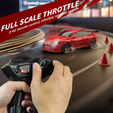 Load image into Gallery viewer, 1/64 2.4G High speed Drift R Car 4WD Remote Control Car Four Wheel Drive Radio Controlled Mini GTR
