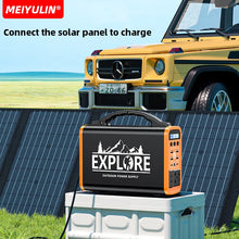 Load image into Gallery viewer, 220V 400W Portable LiFePO4 Power Station 60000mAh Solar Generator USB AC DC Emergency External Spare Battery For Outdoor Camping
