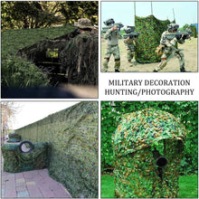 Load image into Gallery viewer, 1.5x3m /2x10m Hunting Military Camouflage Nets Woodland Army training Camo netting Car Covers Tent Shade Camping Sun Shelter

