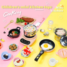 Load image into Gallery viewer, Mini Simulation Kitchen Toys Real Cooking Small Kitchen Pots
