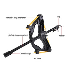 Load image into Gallery viewer, 60LBS Slingshot Laser All Metal High-power Hunting Steel Ball Slingshot Composite Bow Steel Mini Infrared Composite Bow Set

