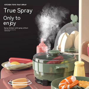 Children Go Home 63cm Simulation Acousto-optic Spray Kitchen