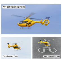 Load image into Gallery viewer, FLYWING EC135 Scale Helicopter ACE Flight GPS 470 class Four blades EC135 RC Helicopter Smooth Takeoff Landing 6CH RC Helicopter

