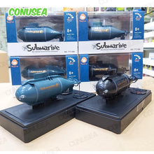 Load image into Gallery viewer, Rc Submarine Boat  Underwater Simulation Rechargeable Electric Toys
