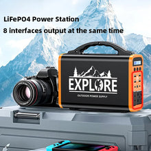 Load image into Gallery viewer, 400W Portable Power Station 360WhSolar Generator 220V LiFePO4 battery Outdoor Emergency Mobile Power Bank AC/DC Home Camping
