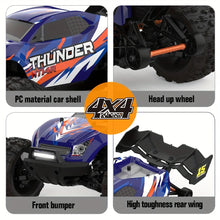 Load image into Gallery viewer, JIUSI MT14R 1/14 RC Racing Car 3S 35C 2200mAh 80km/h Brushless Motor 2.4G Remote Control 4WD   Off-road RC Trucks Toys
