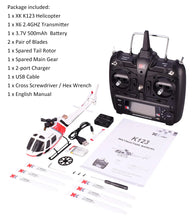 Load image into Gallery viewer, Wltoys XK K110 6CH 3D 6G System Remote Control Brushless RC Helicopter BNF without Transmitter  K100/K120/K123 /K124
