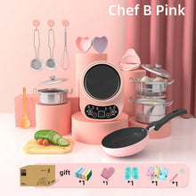 Load image into Gallery viewer, Mini Simulation Kitchen Toys Real Cooking Small Kitchen Pots
