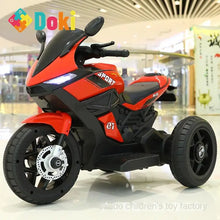 Load image into Gallery viewer, Doki Toy Children's Electric Motorcycle Tricycle 2-6 Boys And Girls Electric Toy Car Can Sit People Stroller Battery Car 2023
