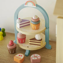 Load image into Gallery viewer, Royal Afternoon Tea Set Pretend Play Wooden Toys Kitchen
