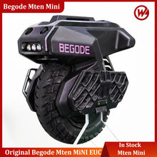 Load image into Gallery viewer, Pre-sale 2024 Newest Begode Mten Mini 42V 180Wh Black 50S and 42V 98Wh Yellow 30t Begode Mten Mini Electric Unicycle
