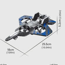 Load image into Gallery viewer, With Lights Glider Flying Helicopter RC Hobby Jet Plane 2.4G Stunt Remote Control Foam Fighter Airplane Toy Drone with Light
