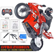 Load image into Gallery viewer, RC Motorcycle Rc Cars Self-stable Balance Standing on One Wheel Competitive Racing Drift Stunt Electric Motorcycle for Kids

