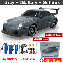 Load image into Gallery viewer, 4WD RC Drift Car With LED Light 2.4G Radio 20KM/h High Speed Remote Control Racing Cars Vehicle Model Toy Gift for Boy Girl Kid
