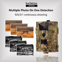 Load image into Gallery viewer, SunTekCam 1080P Hunting Trail Camera 30pcs Infrared LEDs 850nm IP65 Waterproof Photo Trap for Hunting  Long Standby Time 14MP
