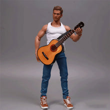 Load image into Gallery viewer, 1/6 scale wood color acoustic guitar model for figure doll
