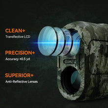 Load image into Gallery viewer, MiLESEEY Range finder 7° Big Field 656Yd laser rangefinder for hunting, with Rain and Fog Ranging Mode, BOW Mode, Auto Height
