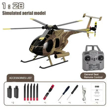 Load image into Gallery viewer, In Stock Rc Era New 1:28 C189 Bird Rc Helicopter Tusk Md500 Dual Brushless Simulation Model 6-axis Gyro Simulation Model Toys
