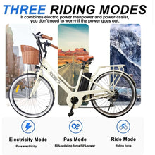 Load image into Gallery viewer, Electric City Bike for Adults 250W/350W Electric Bicycle for Adults High Speed Brushless Gear Motor E-Bike
