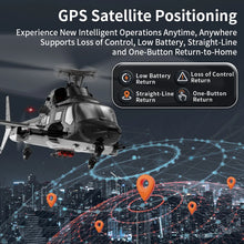 Load image into Gallery viewer, Yuxiang F02S 1:34 Scale Airwolf 2.4G Remote Control GPS Positioning Dual Brushless Motor Helicopter Model RC Toy RTF Version
